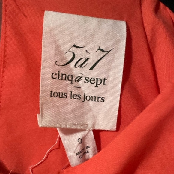 Cinq à Sept Lynn Tiered Puff Sleeve Dress NWT - Picture 5 of 9